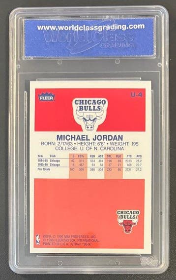 1996/97 Fleer Ultra Decade of Excellence Michael Jordan #U-4