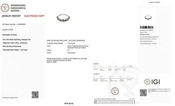 Zonder minimumprijs - Ring - 14 karaat Witgoud - 1.92ct. tw., Nieuw