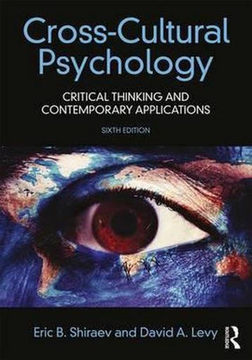 Cross-cultural Psychology 9781138668386 Eric B. Shiraev, Verzenden, Gelezen, Eric B. Shiraev