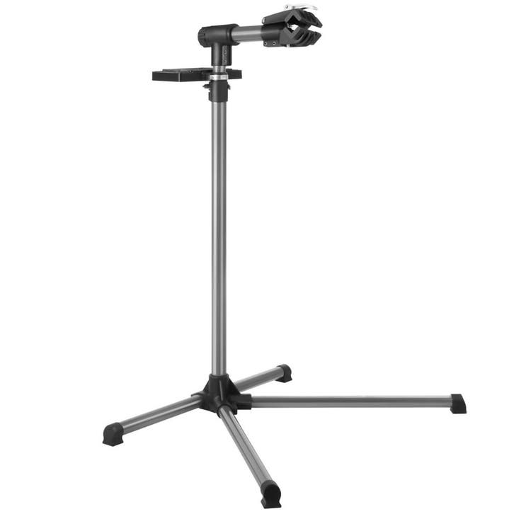 tectake Fietsmontagestandaard met gereedschapsplateau en mon, Vélos & Vélomoteurs, Accessoires vélo | Autres Accessoires de vélo