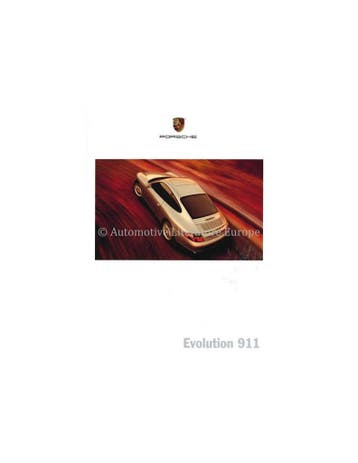 1999 PORSCHE EVOLUTION 911 BROCHURE ENGELS (US), Nieuw