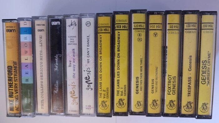 Genesis & Related - Great collection of 13 x tapes -, Cd's en Dvd's, Vinyl Singles