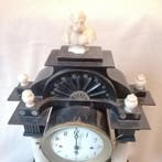 Pendule de cheminée - Albâtre, Bois - 1850-1900 - Portaluhr