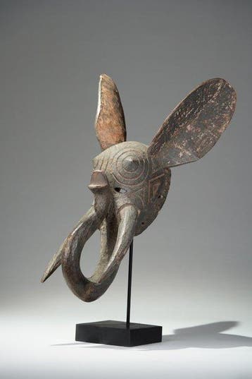 Een houten masker - Gurunsi - Burkina Faso (Zonder