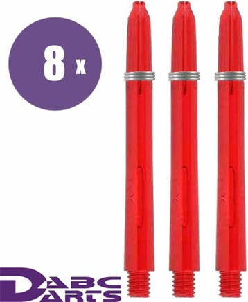 ABC Darts – Edgeglow Rood - 8 sets (Dart Shafts), Ophalen of Verzenden, Nieuw, Shafts