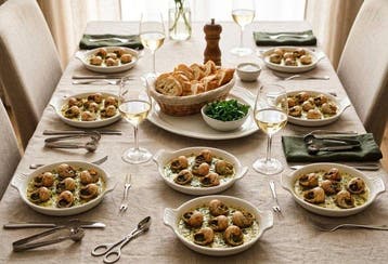 Le Creuset - Braadpan (6) - Gietijzer - Escargot schaaltjes