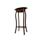 Table dappoint - Table d’appoint porte-plante ovale à deux