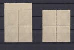 Belgique 1936 - Poortman - OBP : 432 + 432a - beide in blok