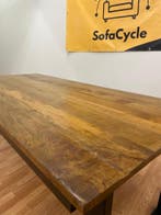 Houten Mumbai blad met metalen onderstel - Levering aan huis, Ophalen of Verzenden, Nieuw