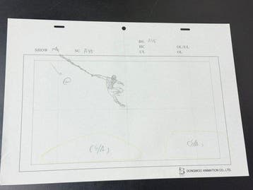 Marvel - Originele animatie tekening - Ultimate Spider-Man