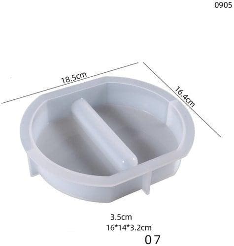 Siliconenmal plat recht 07 reageerbuis epoxy resin 16 cm per, Hobby & Loisirs créatifs, Bricolage
