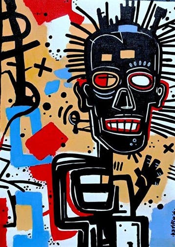 Le Viro (1983) - Hola! (Original Artwork on canvas)