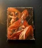 Italiaanse school (XVII) - San Gennaro con putto e ampolla