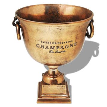 vidaXL Prijzenbeker champagnekoeler koperbruin, Verzenden