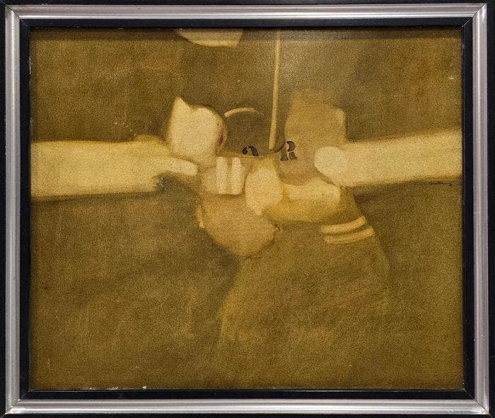 Nacho Urrutia (1941) - Dos almas, Antiek en Kunst, Kunst | Schilderijen | Modern