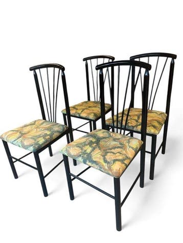 Chaise de salle à manger (4) - Bois - ensemble de quatre