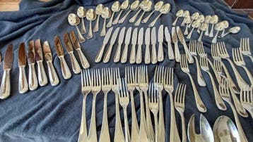 Sambonet - Bestekset voor 12 personen (74) - Parels -