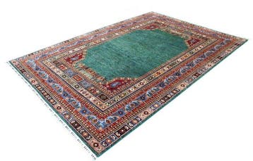 Handgeknoopt tapijt Super Ziegler Chubi tapijt fijne wol -
