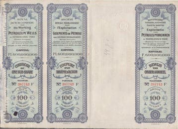 Nederland. Expl. Petroleumbronnen Ned.Indië (Shell) 1924