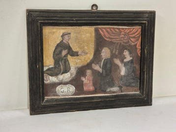 Votiefgeschenk - Hout en papier-maché - 1800-1850 - Genade, Antiek en Kunst
