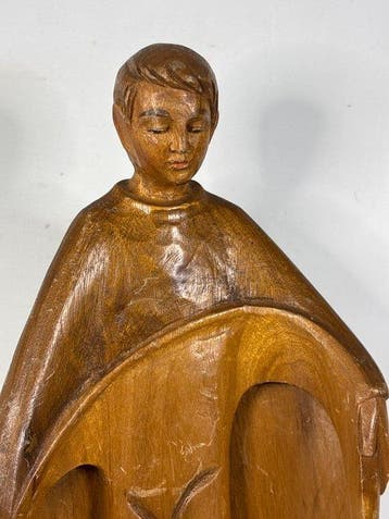 Sculpture, Kerk beeld - 30.5 cm - Bois
