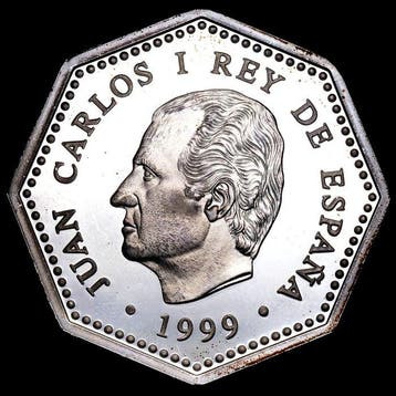 Espagne. 1500 Pesetas 1999 Milenio Proof (Sans prix de