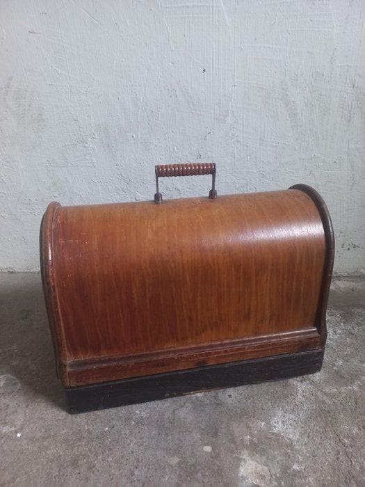 Singer 128K (1920) Naaimachine - Hout, IJzer, Antiquités & Art, Art | Objets design