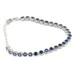 Sans prix de réserve - Bracelet Plaqué or Saphir - Or plaqué