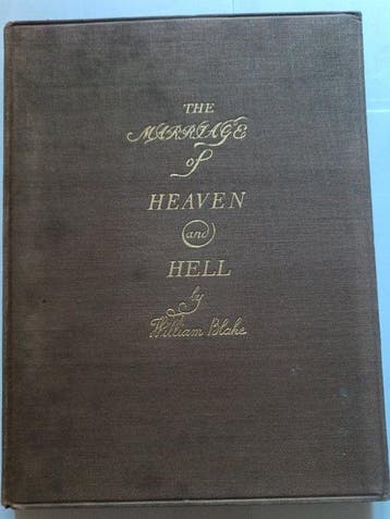 William Blake - The Marriage of Heaven and Hell - 1927