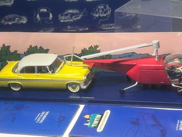 Kuifje - Diorama LHélicoptère Rouge - Tintin, Nieuw