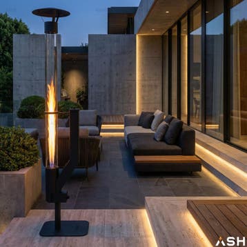 ASH Pelletkachel - Capri Sfeervolle Terrasverwarmer, Verzenden, Nieuw