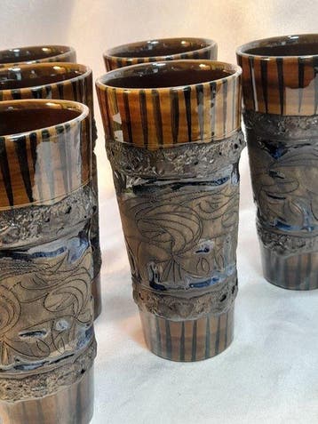 Ausella - Drinkservies (6) - Keramiek, Antiquités & Art