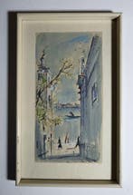 Bruno Martini (1911-1979) - Veduta su laguna Veneta