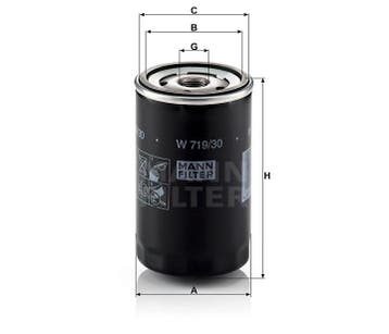 MANN Filter Oliefilter W 719/30, Ophalen of Verzenden, Nieuw, Overige automerken