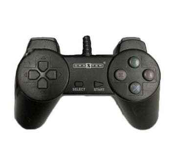 PS1 Analog Controller Draxter Zwart (PS1 Accessoires), Ophalen of Verzenden, Zo goed als nieuw