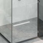 vidaXL 2 in 1 Doucheafvoer Zilver 60 cm Roestvrij staal 304, Verzenden, Nieuw