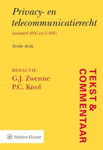 Privacy- en telecommunicatierecht / Tekst & Commentaar, Livres, Science, Verzenden