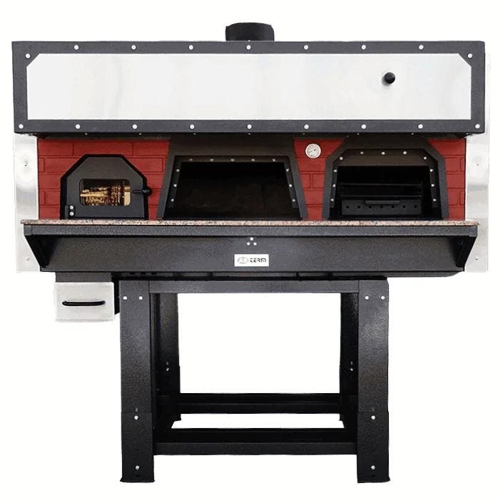 Pizzaoven + Barbecue | SERIE DFB | Hout | 6x Ø30cm + BBQ, Articles professionnels, Horeca | Équipement de cuisine, Envoi