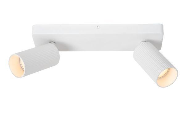 Lucide CLUBS - Plafondspot - 2xGU10 - Wit -, Huis en Inrichting, Lampen | Spots, Nieuw, Verzenden