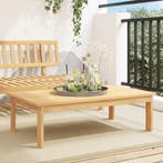 vidaXL Tuintafel 100x60x30 cm massief acaciahout, Tuin en Terras, Verzenden, Nieuw