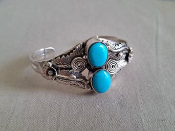 Decoratief ornament - Navajo Zilveren armband