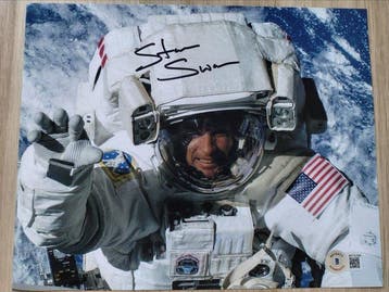 Astronaut - Steve Swanson - Gesigneerde foto met Beckett COA