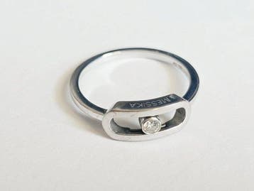 Messika - Bague - Move Uno - 18 carats Or blanc Diamant, Nieuw