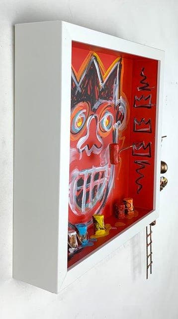 Bernard Saint-Maxent - Red Basquiat