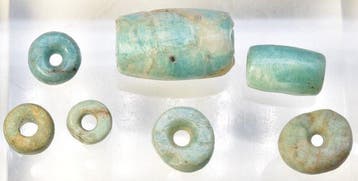 Neolithisch Amazoniet Prachtige blauwe amazonietkralen