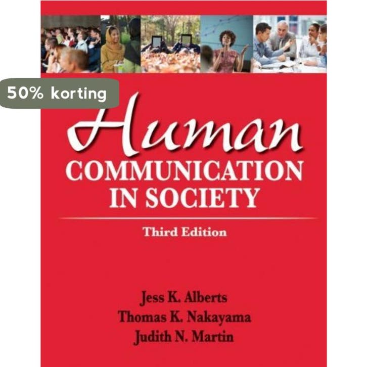 Human Communication in Society 9780205029389 Alberts Jess, Boeken, Taal | Engels, Gelezen, Verzenden