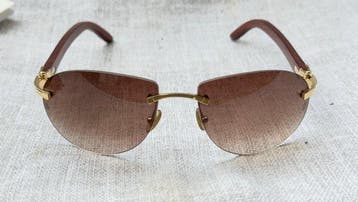 Cartier - Cartier Logo sonnenbrille - Lunettes de soleil