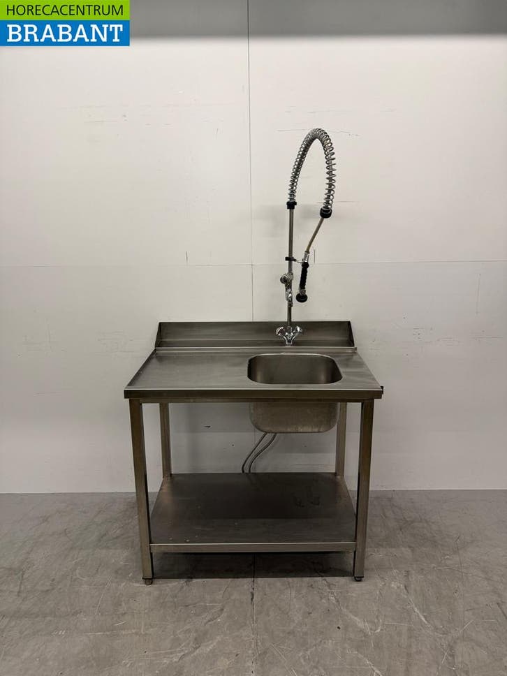 Table dalimentation en acier inoxydable avec robinet T.B.V., Zakelijke goederen, Horeca | Overige, Verzenden