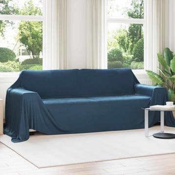 vidaXL Dekentjes 6 st Marineblauw 350 x 270 cm 8.09 kg, Verzenden