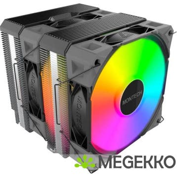 Montech NX600 ARGB Zwart, Verzenden